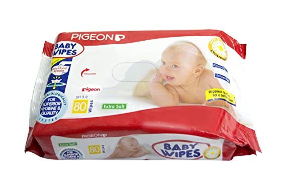 pigeon baby wipes review