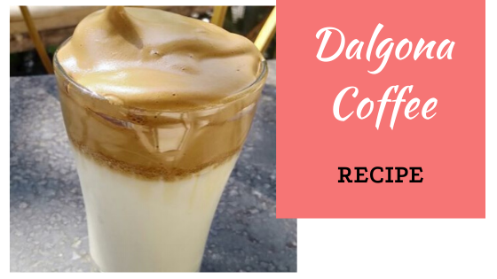 delicious dalgona coffee
