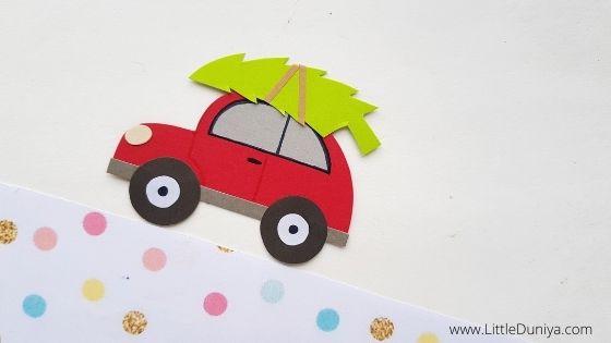 Cute Christmas Tree Car Craft