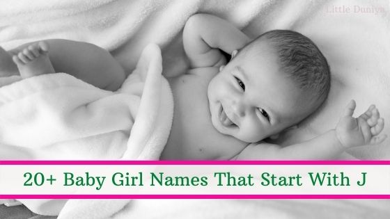 Baby Girl Names Starting With J