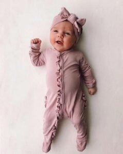 Baby Outfit / Fall Outfit / Sleeper/ Baby Girl Outfit / Newborn Outfit
