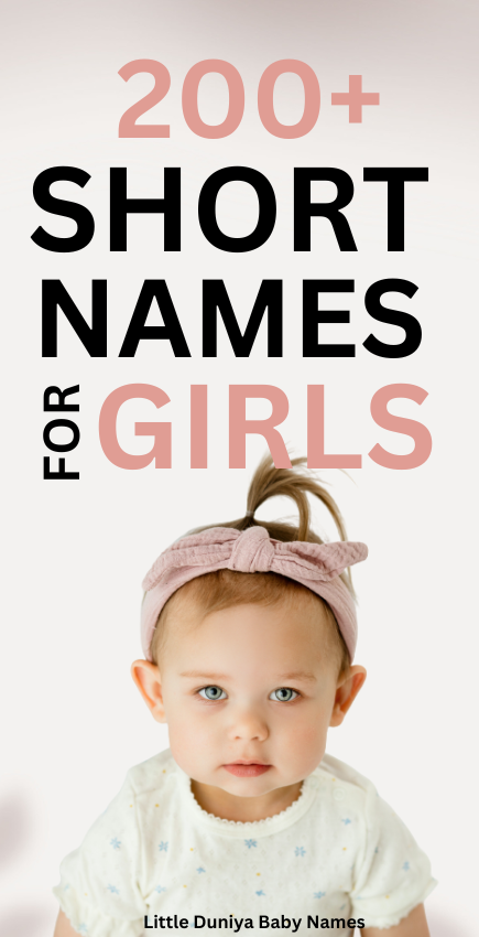 Short Names For Girls: 200+ Cute Short Names - Little Duniya